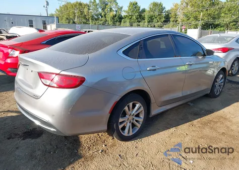 2015 Chrysler 200 Limited z USA, uszkodzony, nr VIN 1C3CCCAB7FN598366